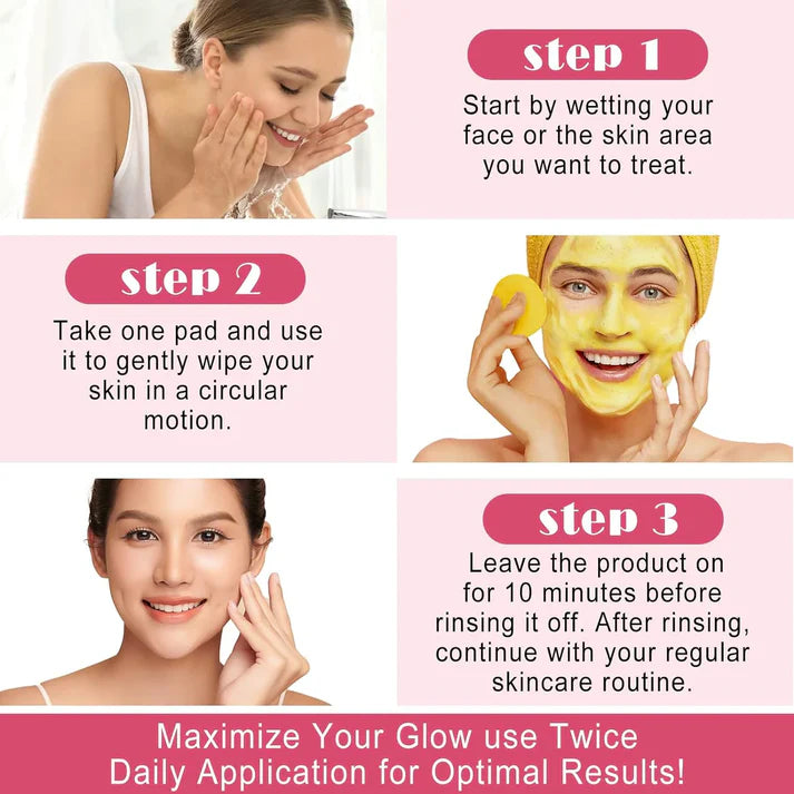Kojic Acid and Turmeric Cleansing Pads