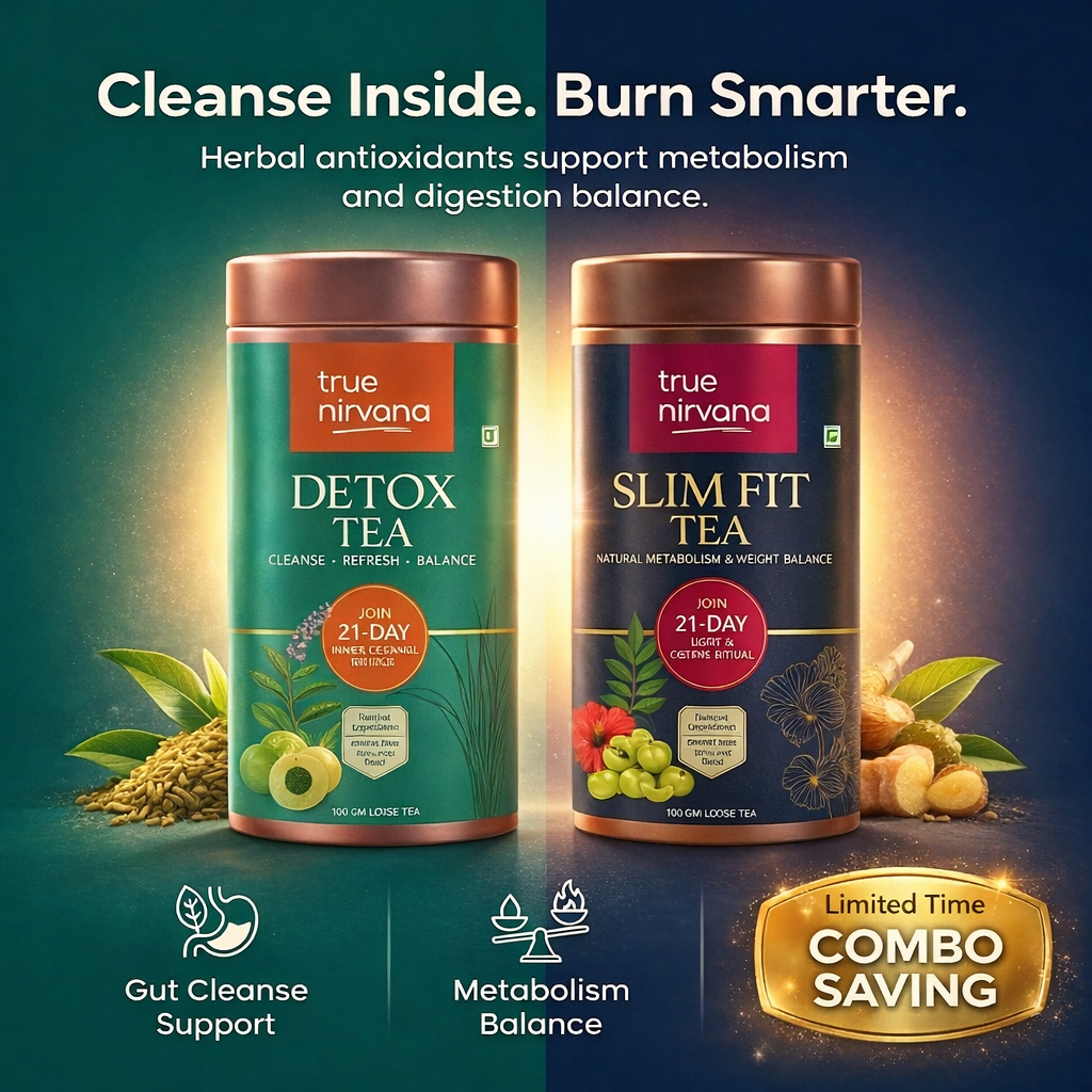 TrueNirvana Detox and Slim Fit Tea Wellness Combo
